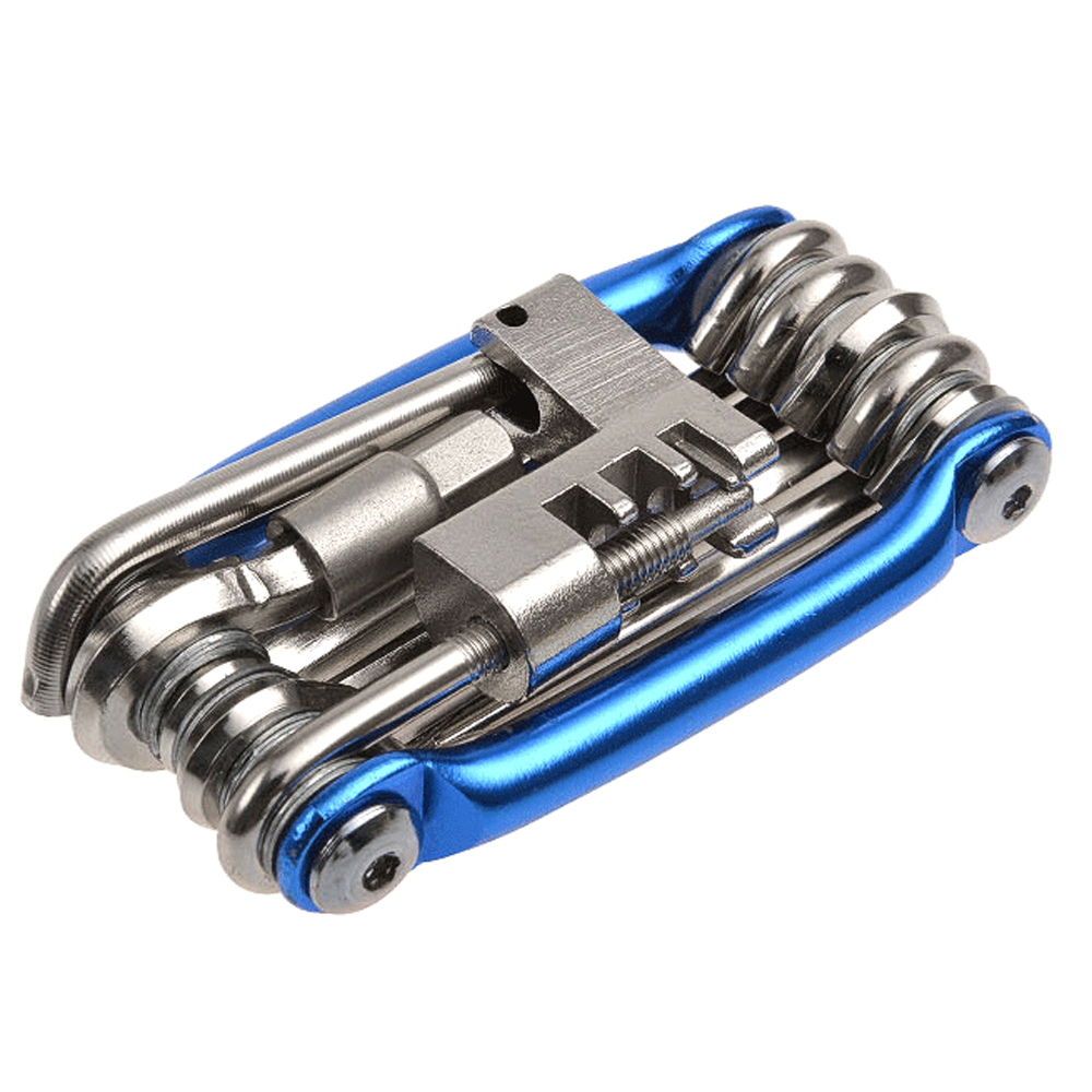 FietsGereedschapReparerenSetFietsReparatieToolKitWrenchSchroevendraaierKetenCarbonStaalFietsMultifun-4001297859434