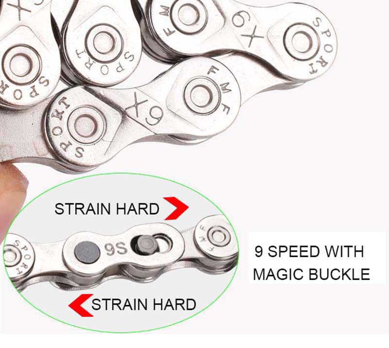 FietsKetting89SpeedMtbMountainbikeRoadFietsKetting116L678S9SzilverenKettingVoorShimanoSramFietsAcces-1005001298210897