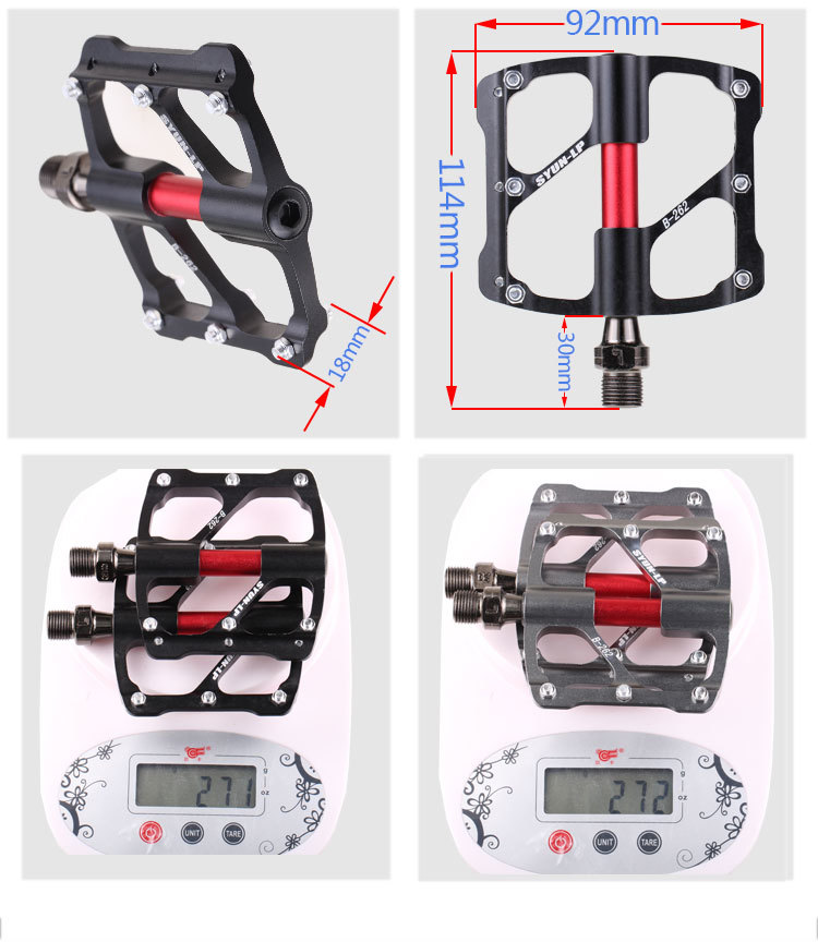 FietsPedaal3LagersAnti-SlipUltralightCncMtbMountainbikePedaalSealedBearingPedalenFietsAccessoiresFie-4001365181588