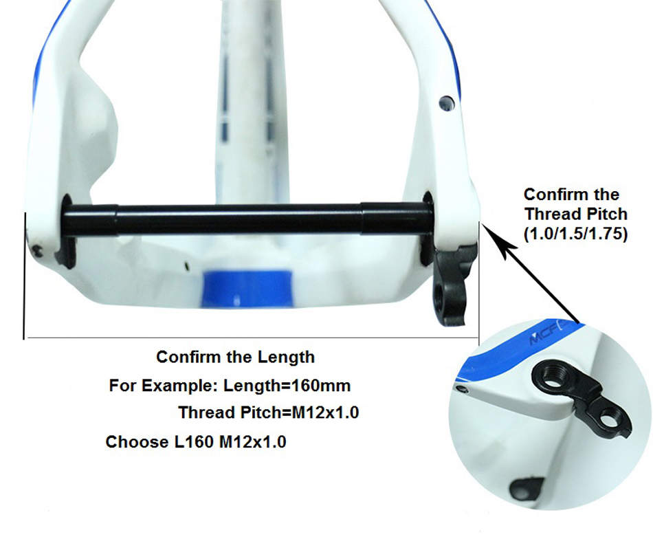 FietsQuickReleaseSteekasSpiesjesMtbBoostRoadSchijfremVetFiets122138148160167173183MmM15x15M12x15M12x-4001320326680