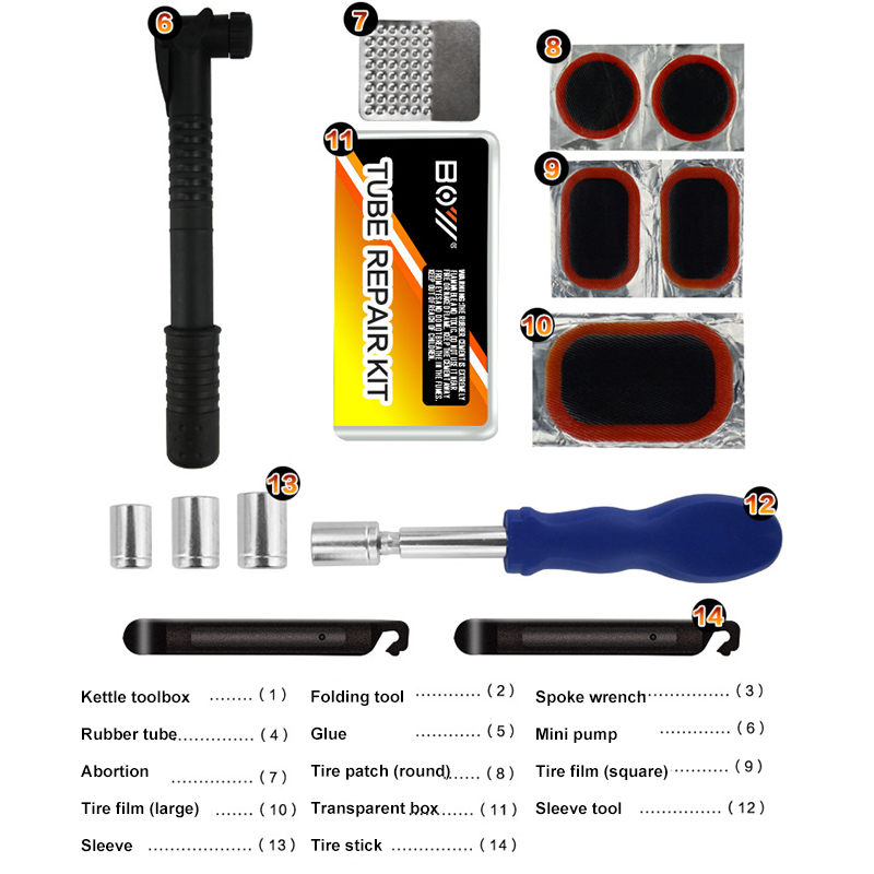 FietsReparatieToolsKitCapsuleDoosMultiVouwenSpaaksleutelMtbBikeCyclingBandReparatieBidonhouderToolSe-4001242351912