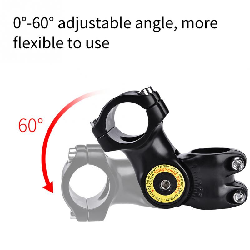FietsVouwenStuurpenAluminium60GradenVerstelbareMountainRacefietsStuurStem13x5x4cmStuurpenFietsStuurp-4001293468576