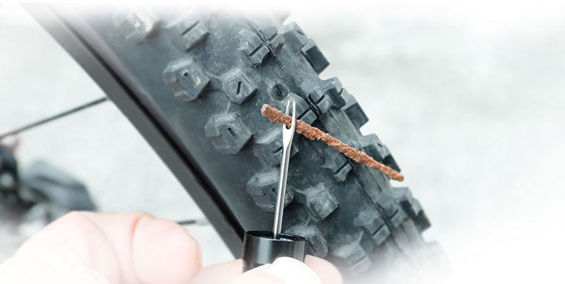 FietsbandReparatieToolsMtbRacefietsTubelessRubberStripFietsenAutoMotorfietsDraagbareBandPunctieRepar-4001242385732
