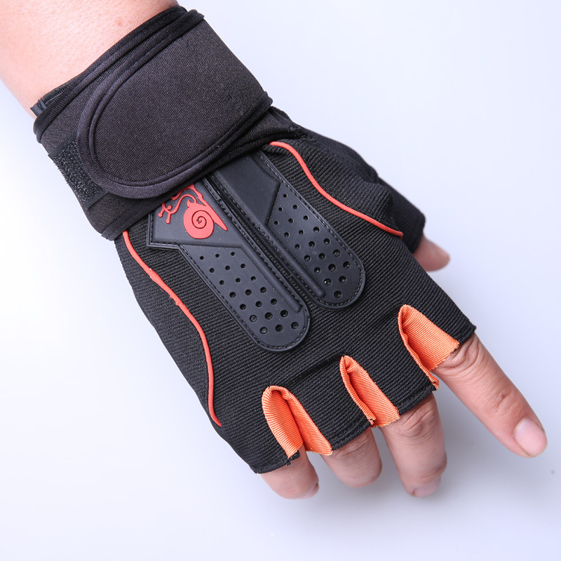 FietsenAnti-SlipAnti-ZweetMannenVrouwenHalfVingerHandschoenenAdemendAnti-ShockSportHandschoenenMtbBi-1005001386870830