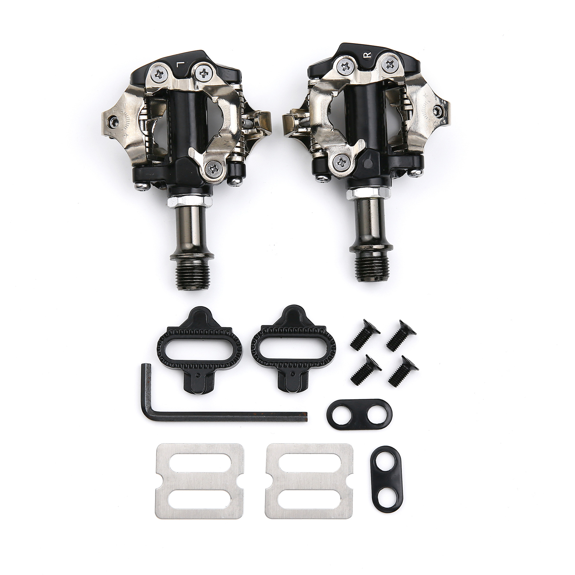 FietsenUltrlightAluminiumSnelwegAutoLockRoadFietsLockPedaalFietsZelfsluitendeCompatibelMountainbikeP-4001365346004