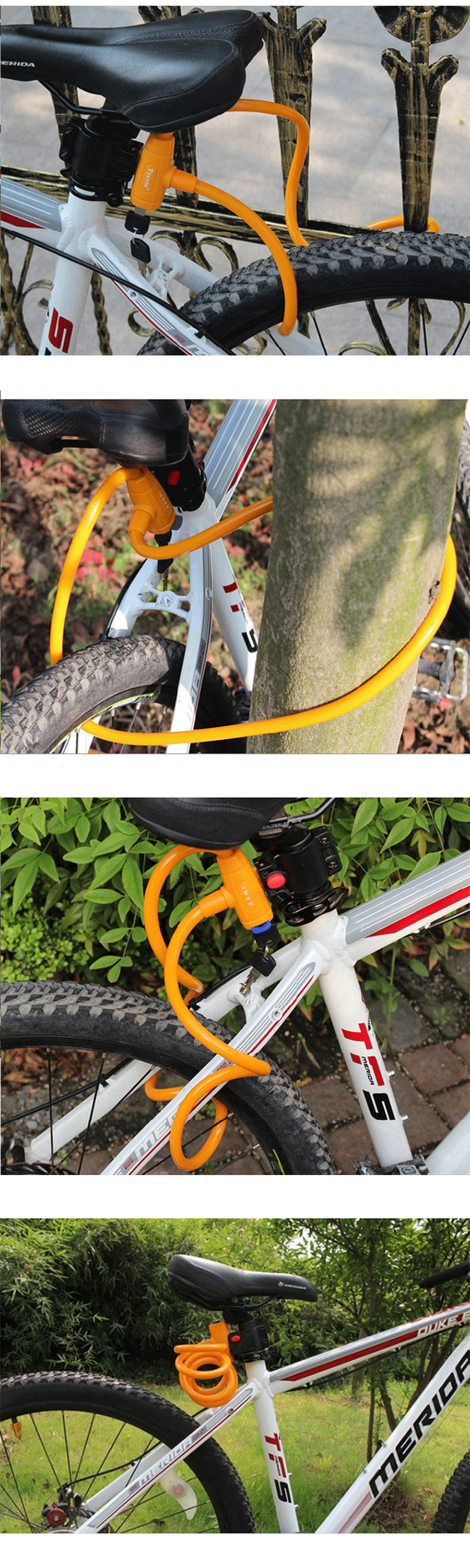 FietsslotSleutelAnti-DiefstalBeveiligingMtbPadLockMountainbikeDraadRacefietsVeiligheidKabelslotFiets-1005001353993384
