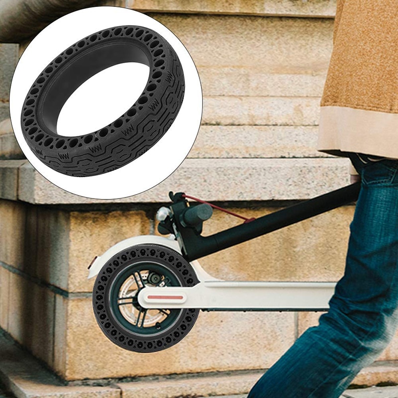 ForXiaomiM365TyreSolidHoleTiresElectricScooterSkateboardShockAbsorberNon-PneumaticTyreRubberWheelsFo-10000160440419