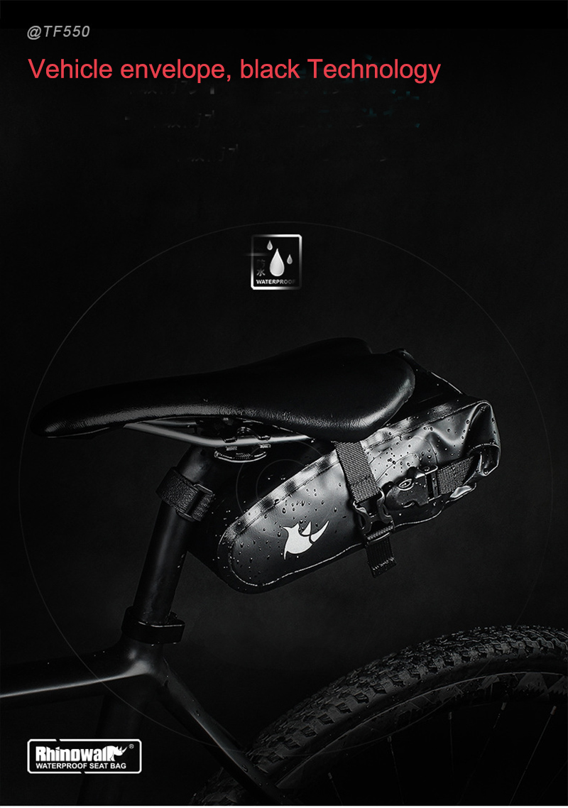 FullWaterproofBicycleSaddleBagCyclingSeatGearPackBagMTBRoadBicyclePhoneHolderRepairToolsBagRidingEqu-32914998914