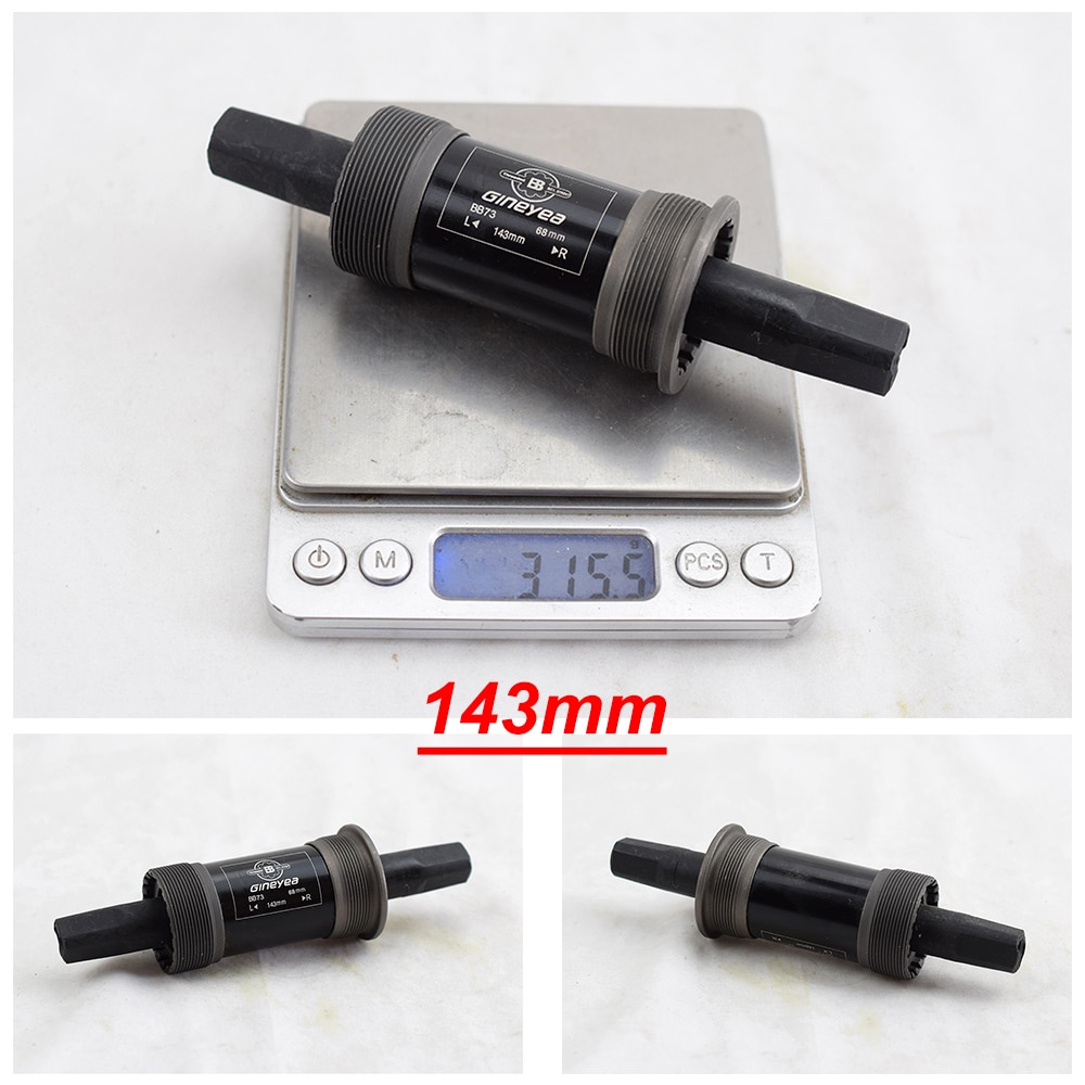 GINEYEAMTBBicycleBottomBracket68103110511311611812012251241261275137147mmSquareRoadMountainBikeBBSet-4000522885709