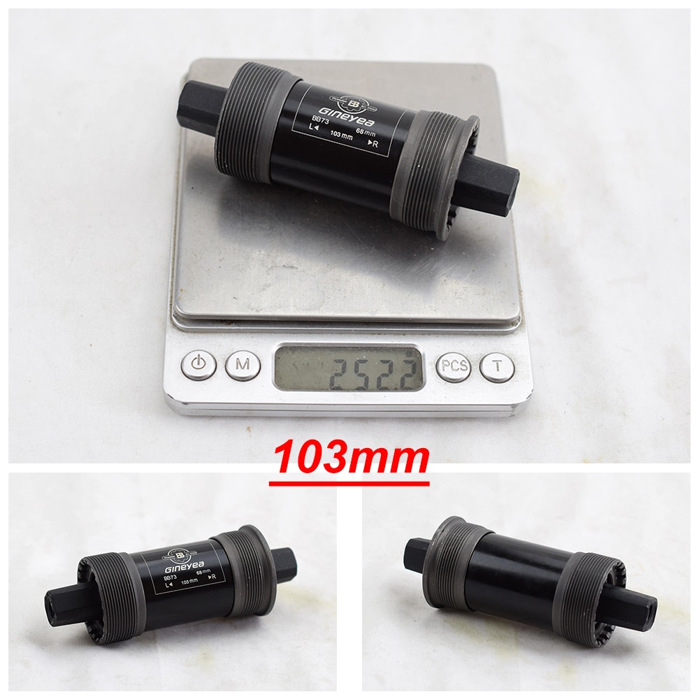 GINEYEAMTBBicycleBottomBracket68103110511311611812012251241261275137147mmSquareRoadMountainBikeBBSet-4000522885709