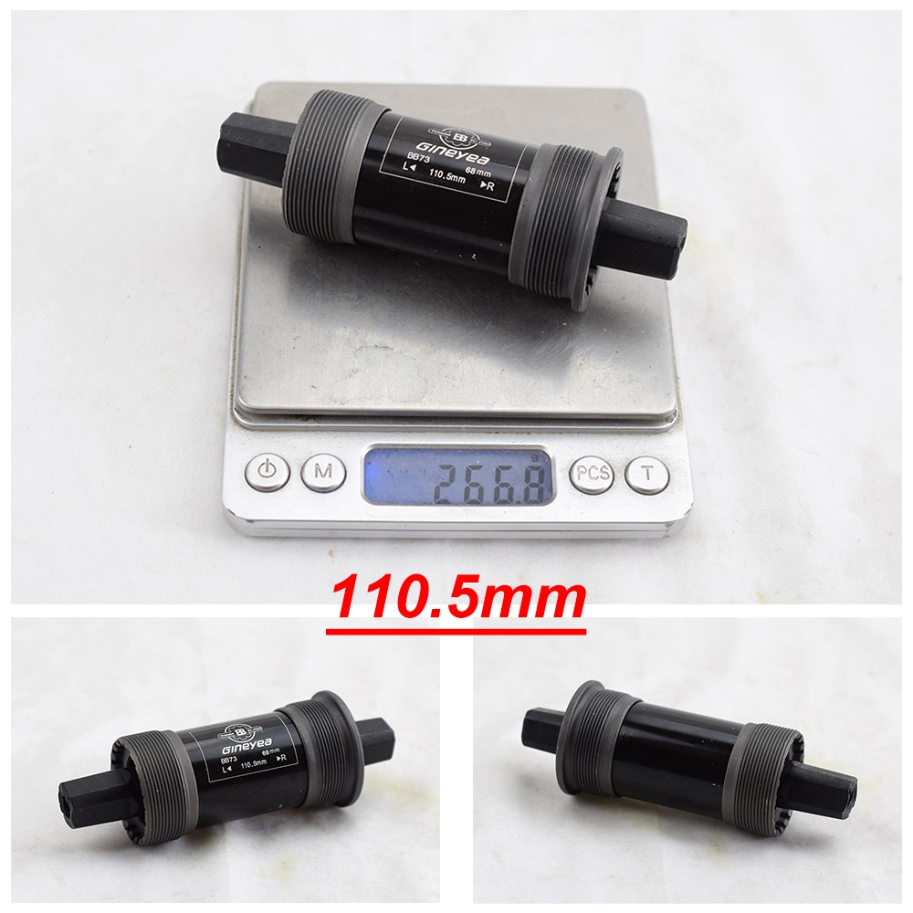 GINEYEAMTBBicycleBottomBracket68103110511311611812012251241261275137147mmSquareRoadMountainBikeBBSet-4000522885709