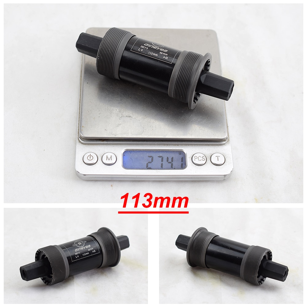 GINEYEAMTBBicycleBottomBracket68103110511311611812012251241261275137147mmSquareRoadMountainBikeBBSet-4000522885709