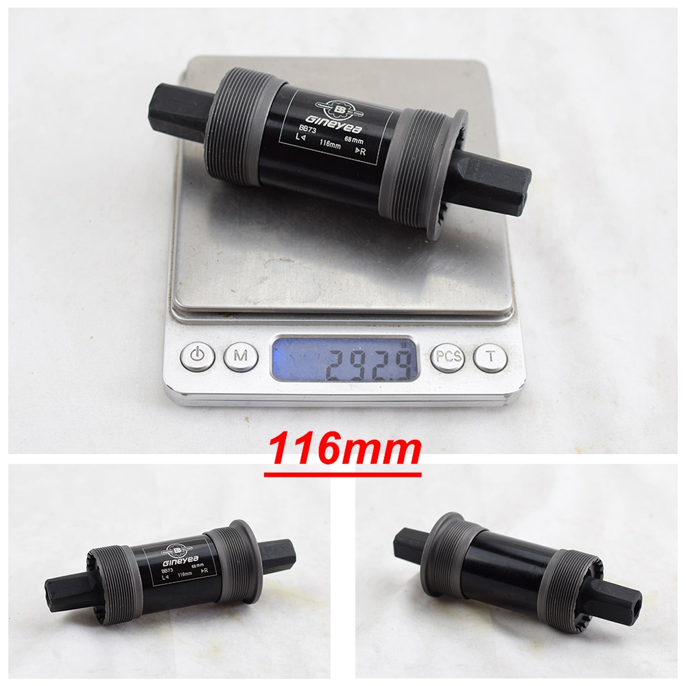 GINEYEAMTBBicycleBottomBracket68103110511311611812012251241261275137147mmSquareRoadMountainBikeBBSet-4000522885709