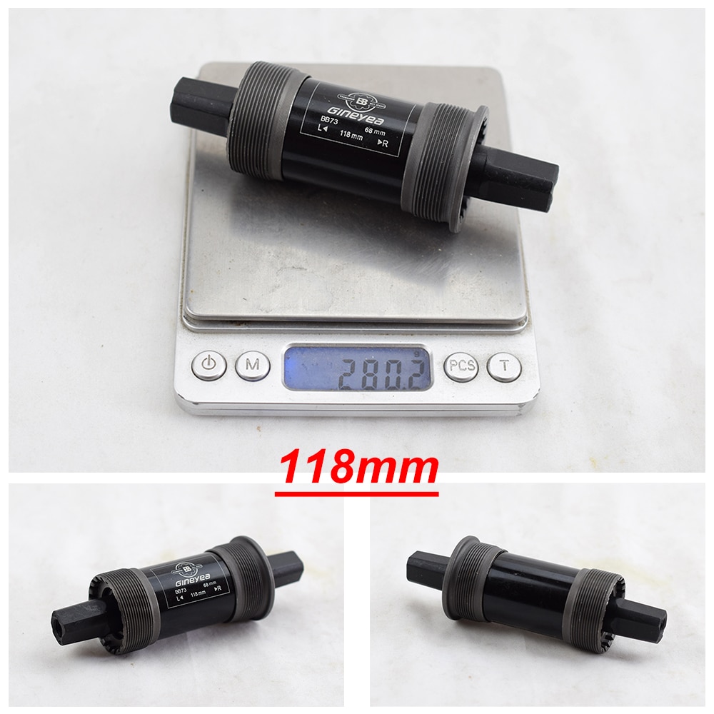 GINEYEAMTBBicycleBottomBracket68103110511311611812012251241261275137147mmSquareRoadMountainBikeBBSet-4000522885709