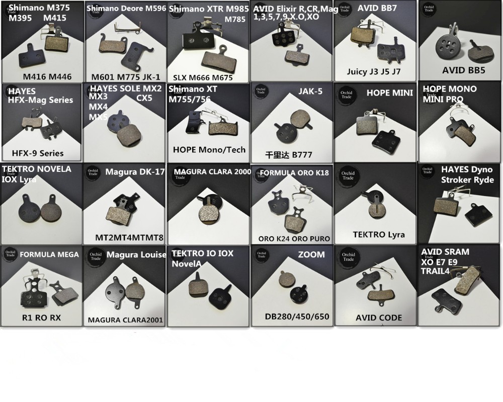 GesinterdMetallicFietsCyclusMtbFietsSchijfremblokkenVoorPadsAvidTEKT04PairsFietsRemblokken-1005001419646625