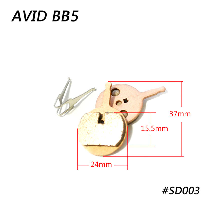 GesinterdMetallicFietsCyclusMtbFietsSchijfremblokkenVoorPadsAvidTEKT04PairsFietsRemblokken-1005001419646625
