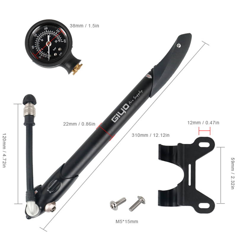 HogeDrukDubbeleCilinderDraagbareMiniInflatorZelfRijdenFietsenApparatuurFietsAccessoiresFietsPompTire-4001309602623
