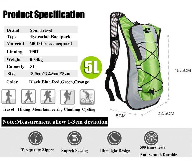 Hotspeed5LFietsenTasWaterdichteOutdoorMtbRacefietsBagHydratatieFietsWandelenMotocrossTankRugzakkenMe-1005001309430124