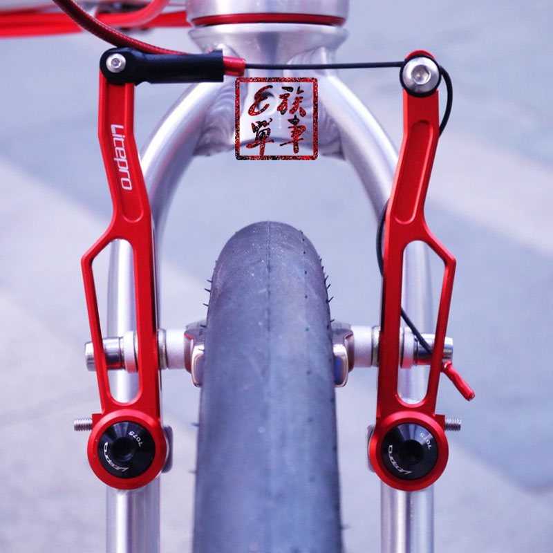 LiteproBmxFnhon412VouwfietsVBrakeCncUltraLichtVBrakeClampFietsOnderdelenFietsAccessoiresLangeArmkort-4001346287417