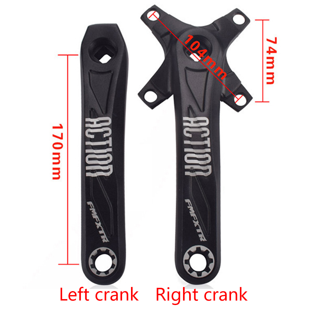 MTBCrankset170mmAluminumAlloyBicycleChainRingRoadBikeSpeedCrankArmCranksetCyclingRepairPartLeftRight-4000247981426