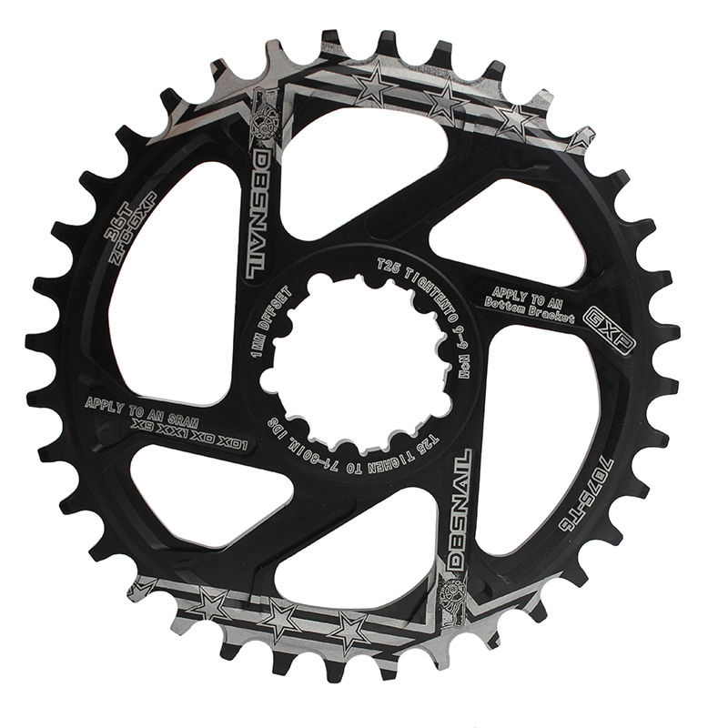 MTBGXPbicycleCranksetfixedgearCrank34T36T38T40TChainringsChainwheeforsramgxxx1X1x9gxppedivela1mm-32851685584