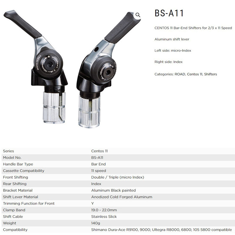 MicroshiftTtBarEndShifterMtbShiftersRacefietsShiftFiets91011SpeedCompatibelVoorShimanoFietsShifter-1005001354375701