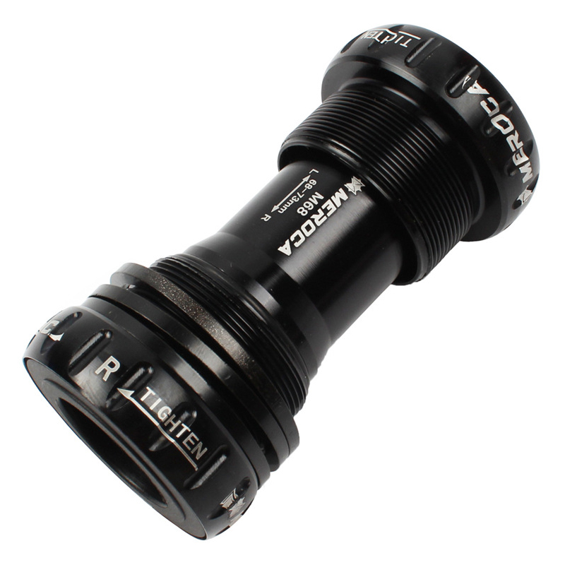 MountainBikeBottomBracketAluminumAxisIntegratedHollowBBSteelBearingBicycleThreadedScrew-inCenterAxle-4000262416258
