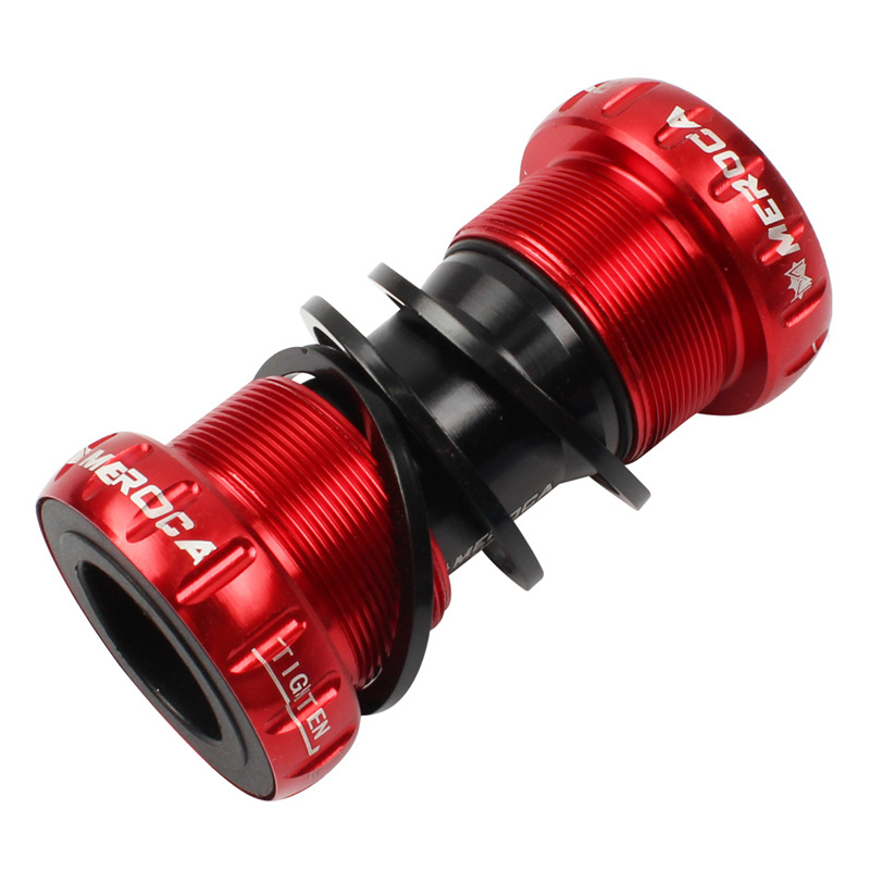 MountainBikeBottomBracketAluminumAxisIntegratedHollowBBSteelBearingBicycleThreadedScrew-inCenterAxle-4000262416258