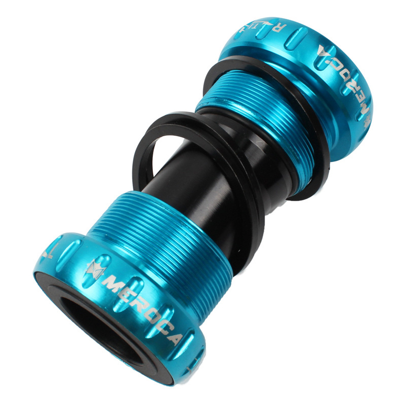 MountainBikeBottomBracketAluminumAxisIntegratedHollowBBSteelBearingBicycleThreadedScrew-inCenterAxle-4000262416258