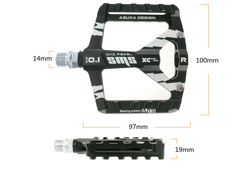MountainbikeAluminiumlegeringLagerPedaalComfortabeleBredeBosPedalenKindDodeRoadDubbeleDuPedalen-4001365019806