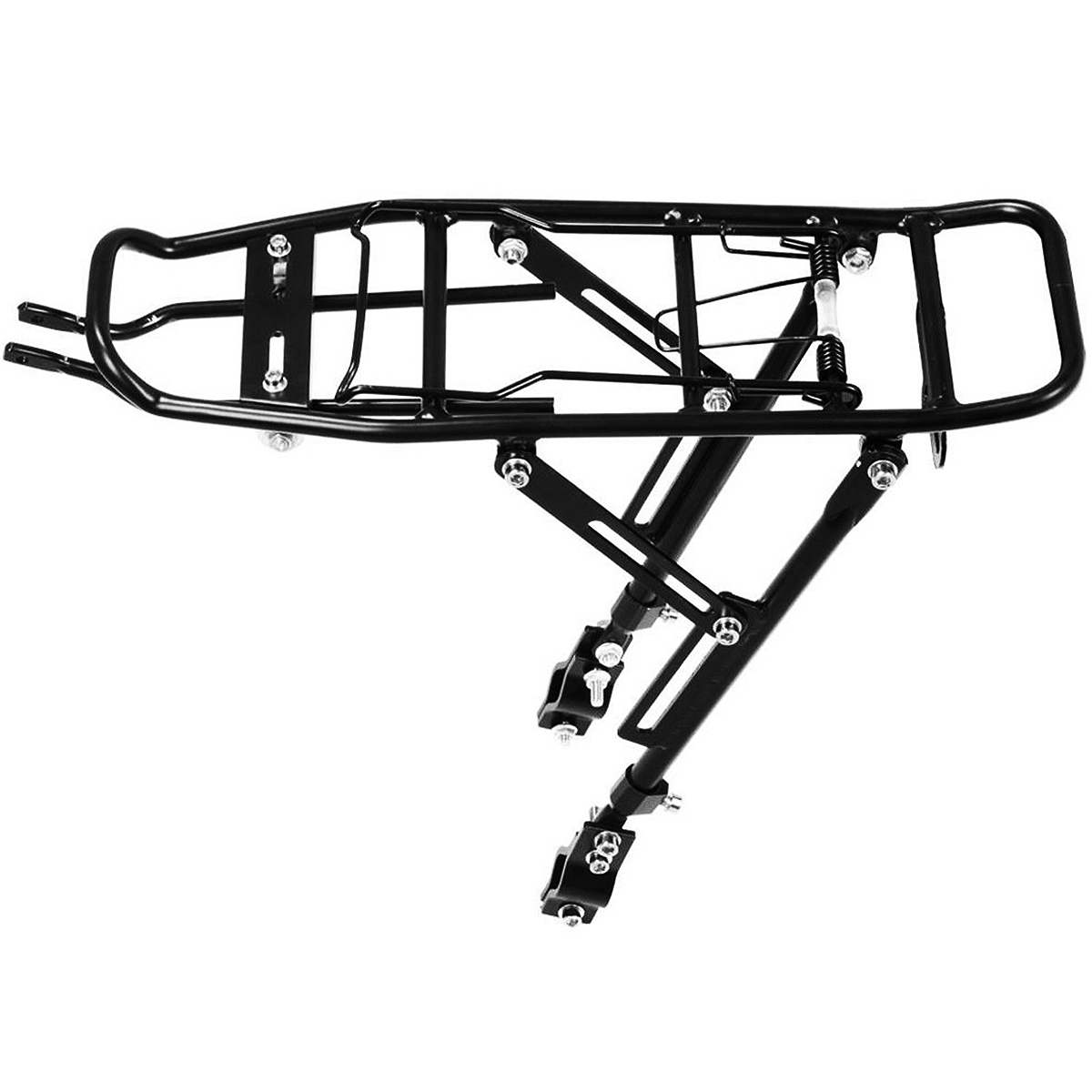 MountainbikeZwartAluminiumFietsRekkenAlloyRearFietsFietstasRackCarrierTasBagageCyclus24-29Inch-4001293952206