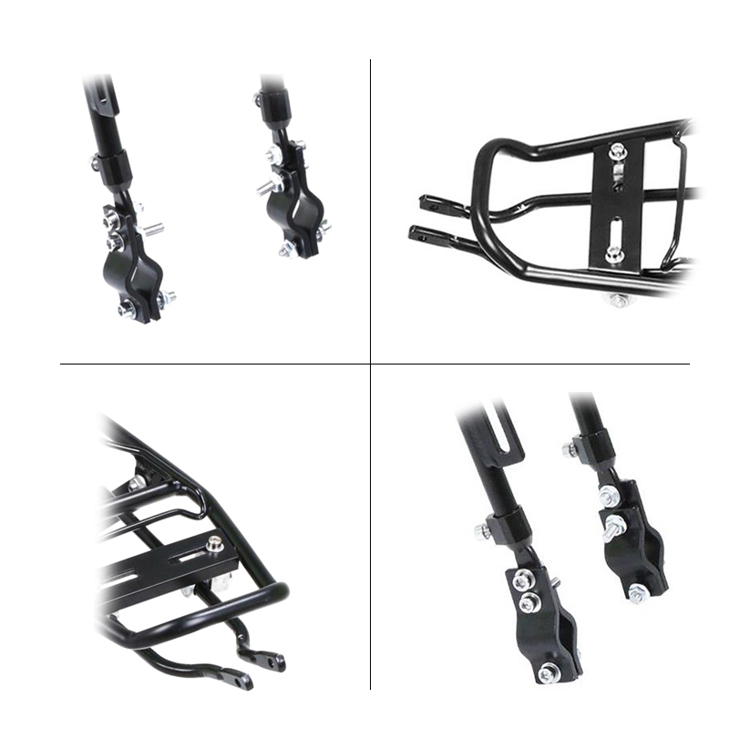 MountainbikeZwartAluminiumFietsRekkenAlloyRearFietsFietstasRackCarrierTasBagageCyclus24-29Inch-4001293952206