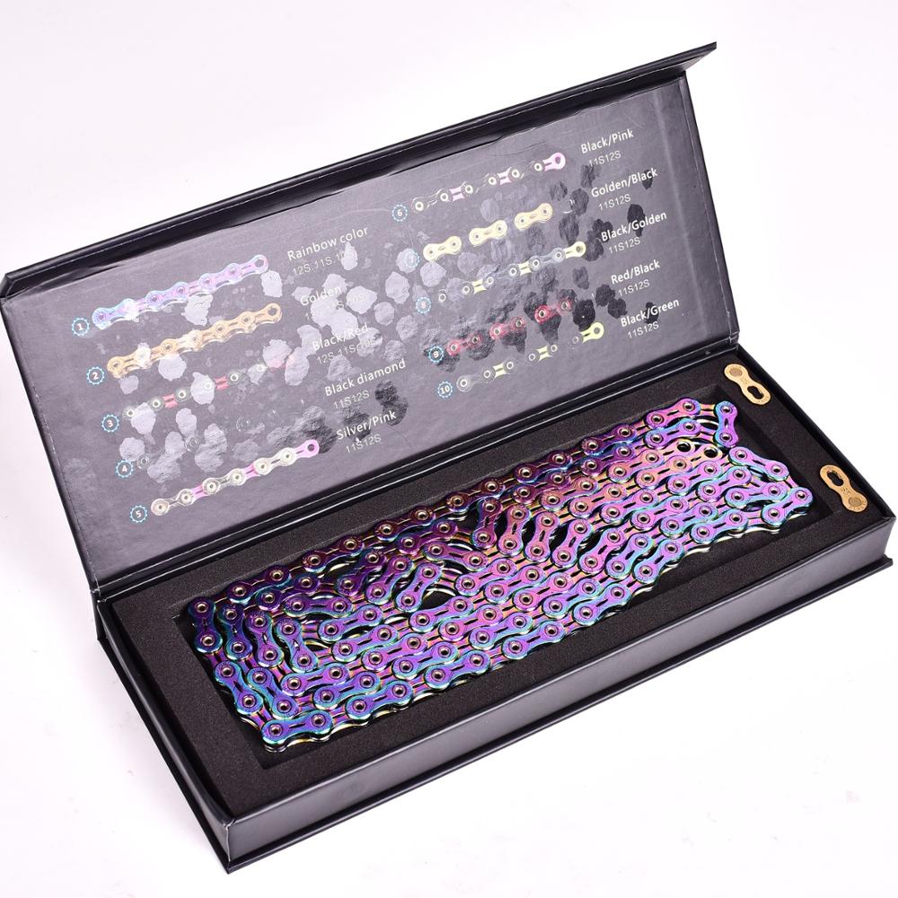 Mtb12SpeedFietsketting12SpeedBikeChain126LMetOntbrekendeLinkLaserVoorMountainRoadFietsFietsonderdele-4001346411303