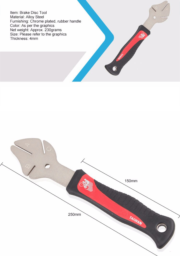 MtbDiscRotorAfvlakkingToolSchijfremFietsRemschijfRichterBikeSchijfLadeCorrectieToolCyclebikeReparati-4001227029962
