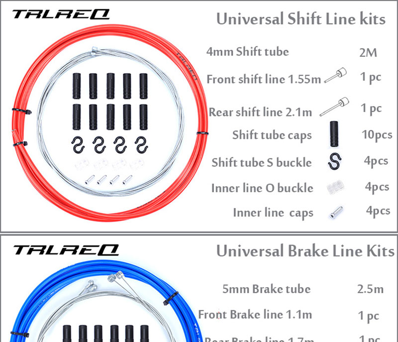 MtbFietsRemleidingBuisKits5MmMountainRoadFietsBrakeKabel4MmShiftGearDerailleurKitsFietsenaccessoires-1005001313876689