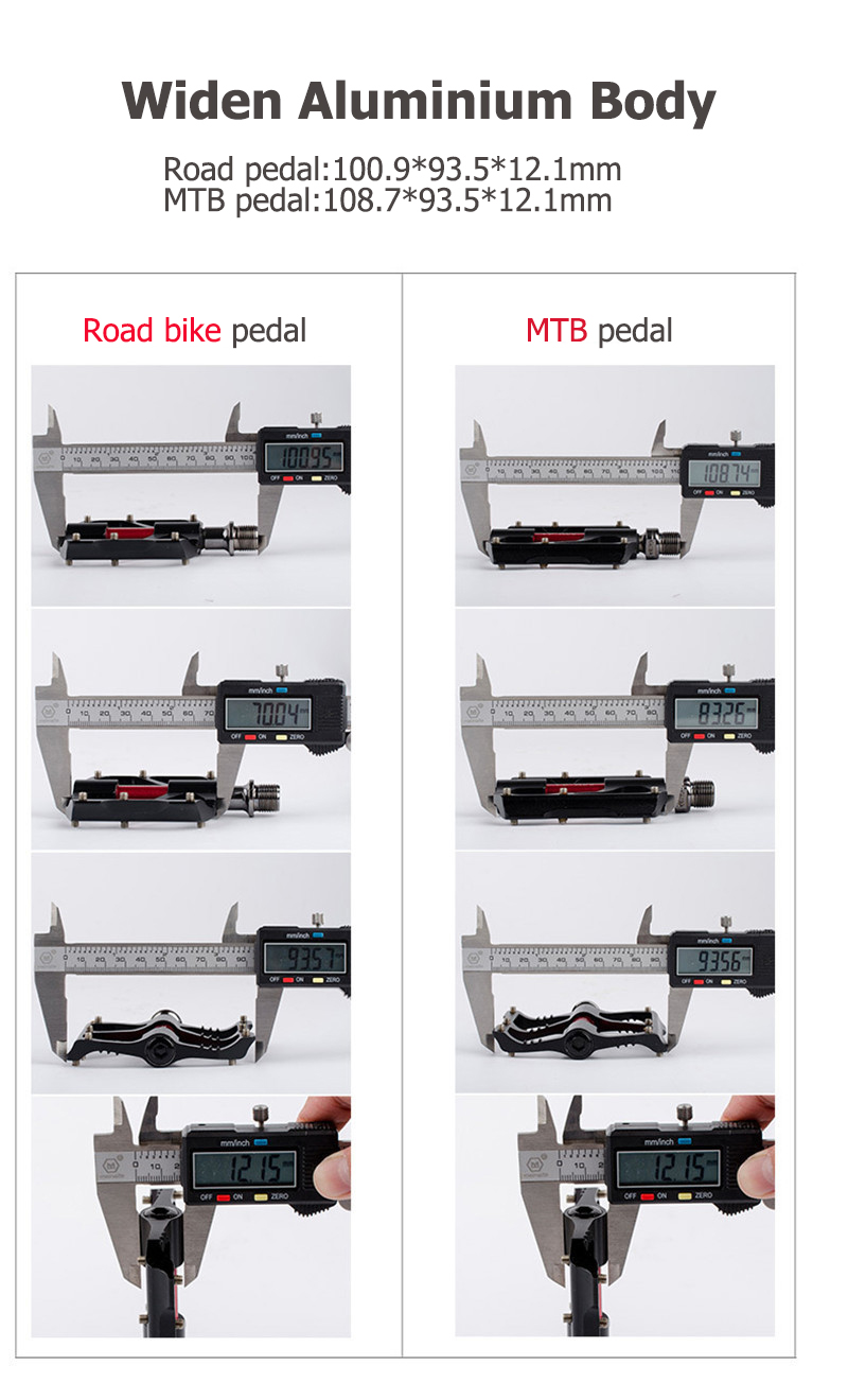 MtbMountainRoadFietsPedaalAntislipUltralichteAluminium3KogellagerFietsenPedalenFietspedaal-4001365344003