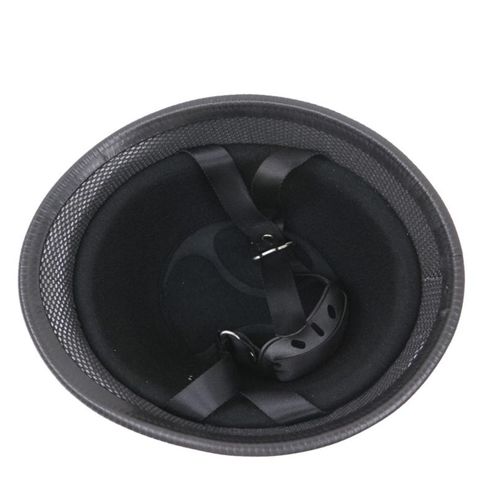 NieuweLederenMotorhelmDuitseMotorfietsOpenGezichtHalfHelmChopperBikerPilot5MatenZwart-1005001337879348