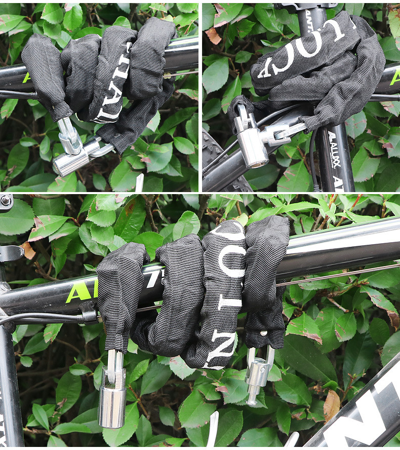 OutdoorFietsLockVeiligMetalenAnti-DiefstalFietsMotorfietsKettingslotBeveiligingVersterkteBikeChainSl-4001320812687