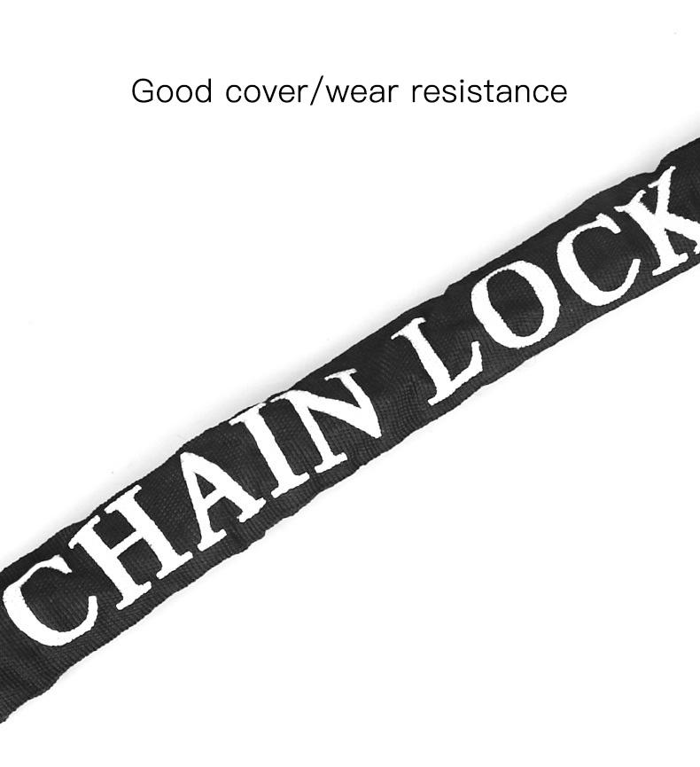 OutdoorFietsLockVeiligMetalenAnti-DiefstalFietsMotorfietsKettingslotBeveiligingVersterkteBikeChainSl-4001320812687