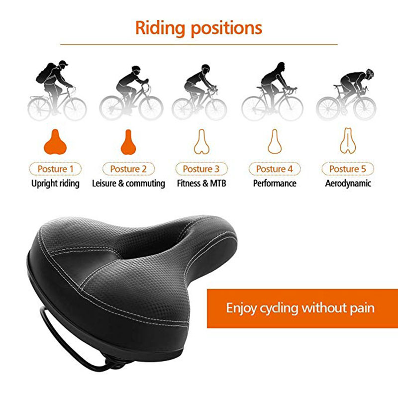 PraktischeSoftFietszadelBreedFietsZitkussenMountainRoadFietsenAccessoiresRoadMtbBikeBredeZachtePad-4001272284914