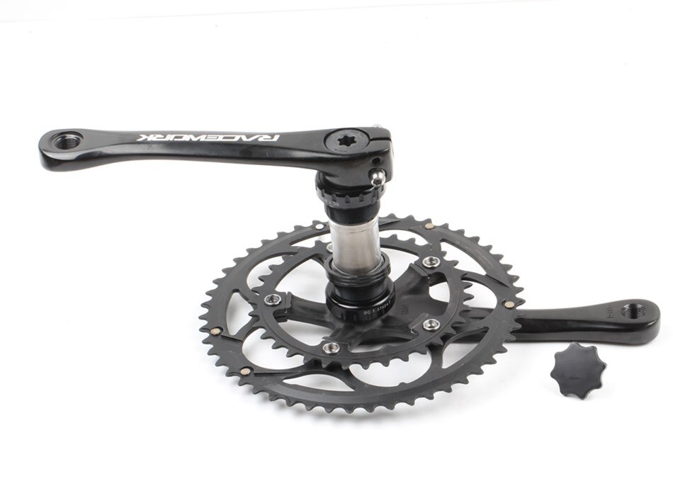 RACEWORKROADCrankset170MM110BCDChainringCrown34T50TAluminumalloySteelwithbottomBracket-4000319199107