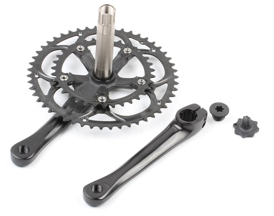 RACEWORKROADCrankset170MM110BCDChainringCrown34T50TAluminumalloySteelwithbottomBracket-4000319199107