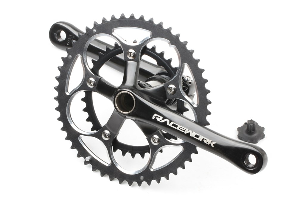 RACEWORKROADCrankset170MM110BCDChainringCrown34T50TAluminumalloySteelwithbottomBracket-4000319199107