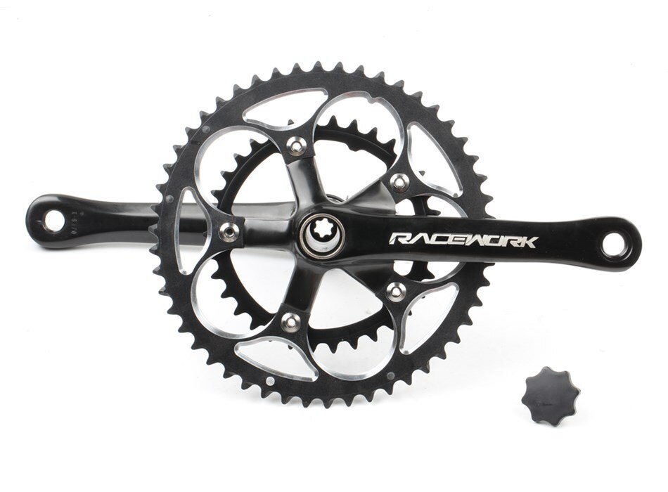 RACEWORKROADCrankset170MM110BCDChainringCrown34T50TAluminumalloySteelwithbottomBracket-4000319199107