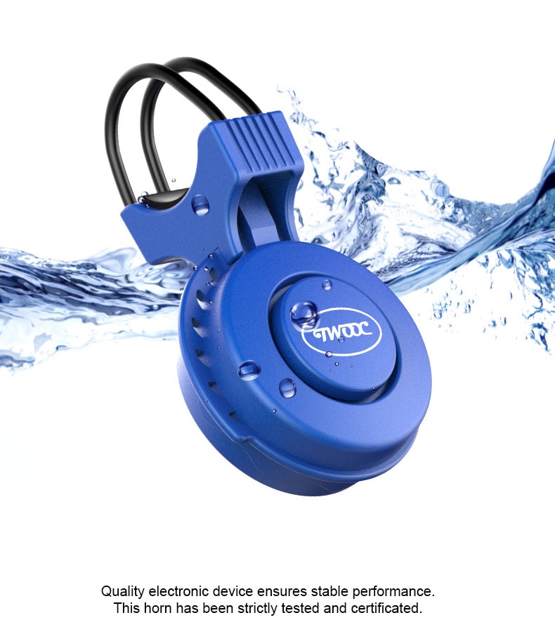 TWOOCRechargeable120dbCycleBellElectronicHornSafetyTrumpetUSBChargeBicycleSirenAudioWarningAlarm-32893539509
