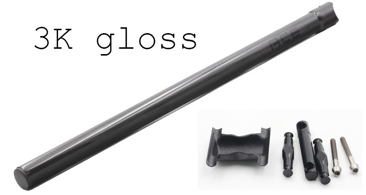 Ultralight230GCarbonFibreFietsAccessoiresFietsZadelpenVoorBromptonVouwfietsZadelpen318580MmMatteGlos-4001293824738