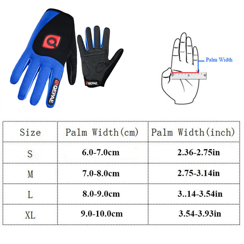 UnisexShockproofFietsenHandschoenenVolledigeVingerHandschoenenAntiSlipFietsHandschoenenMetGelAdemend-1005001446832918