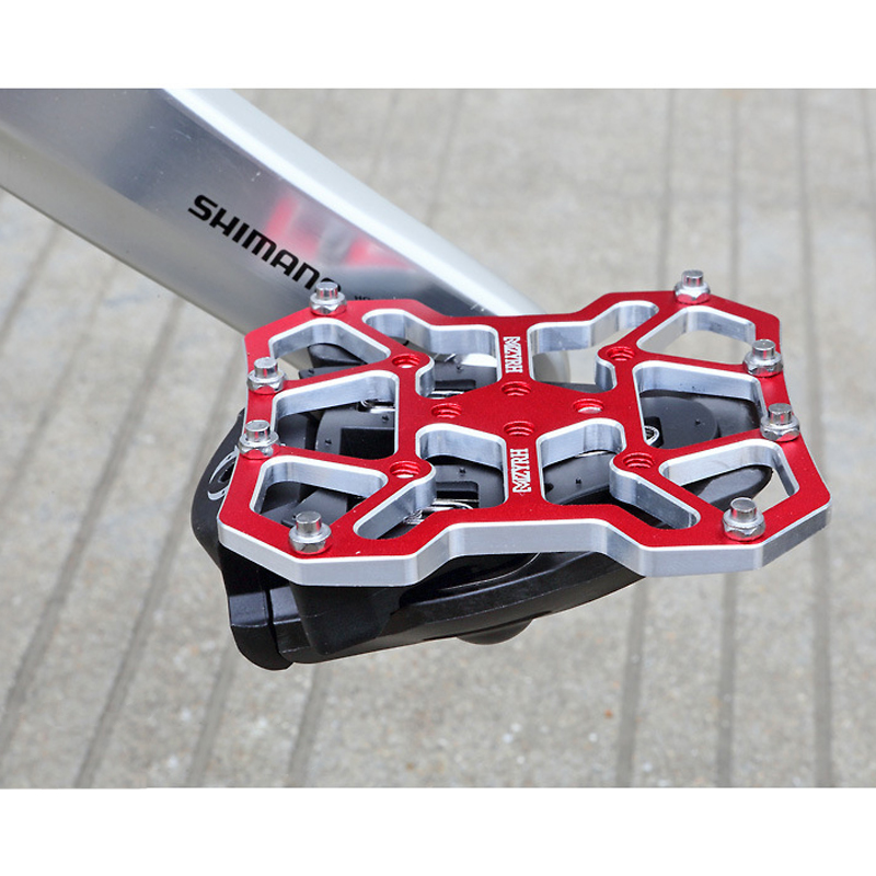 UniverseleCliplessNaarPlatformAdaptersSchoenplatenPedaalVoorSpdShimanoSpeedplayBikeCycleFietsPedaalP-4001365089424