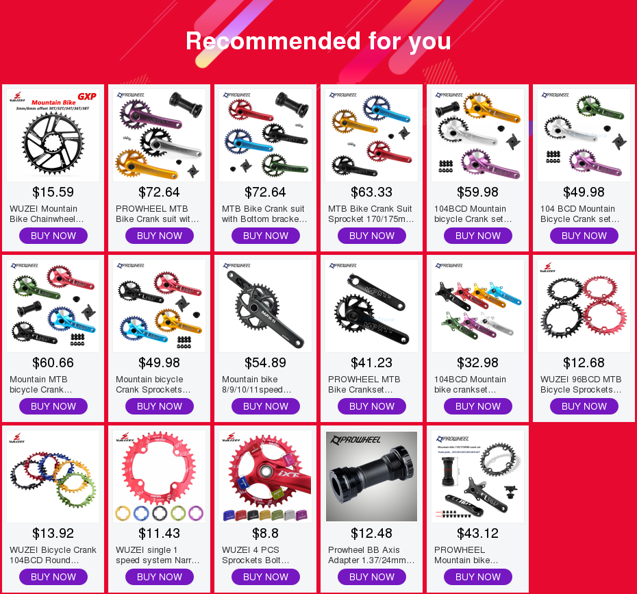 WUZEIMTBmountainbikecrankadapterGXPtoBCD104mmspiderAdapterForSRAMXX1X0X9CrankConvertProtector1xSyste-32990453194