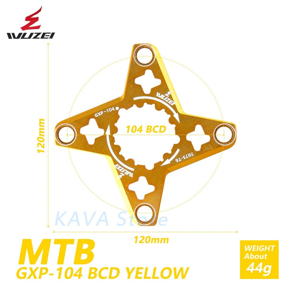 WUZEIMTBmountainbikecrankadapterGXPtoBCD104mmspiderAdapterForSRAMXX1X0X9CrankConvertProtector1xSyste-32990453194